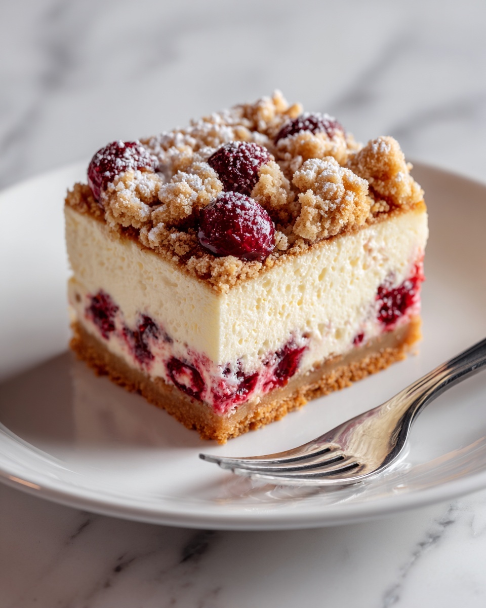 White Chocolate Cranberry Dump Cake Recipe - Recipe Image