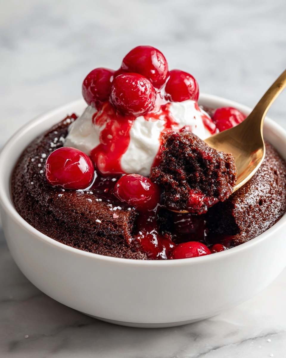 Chocolate Cherry Dump Cake Recipe - Recipe Image