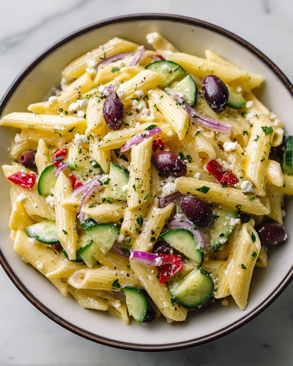 Mediterranean Pasta Salad Recipe - Recipe Image