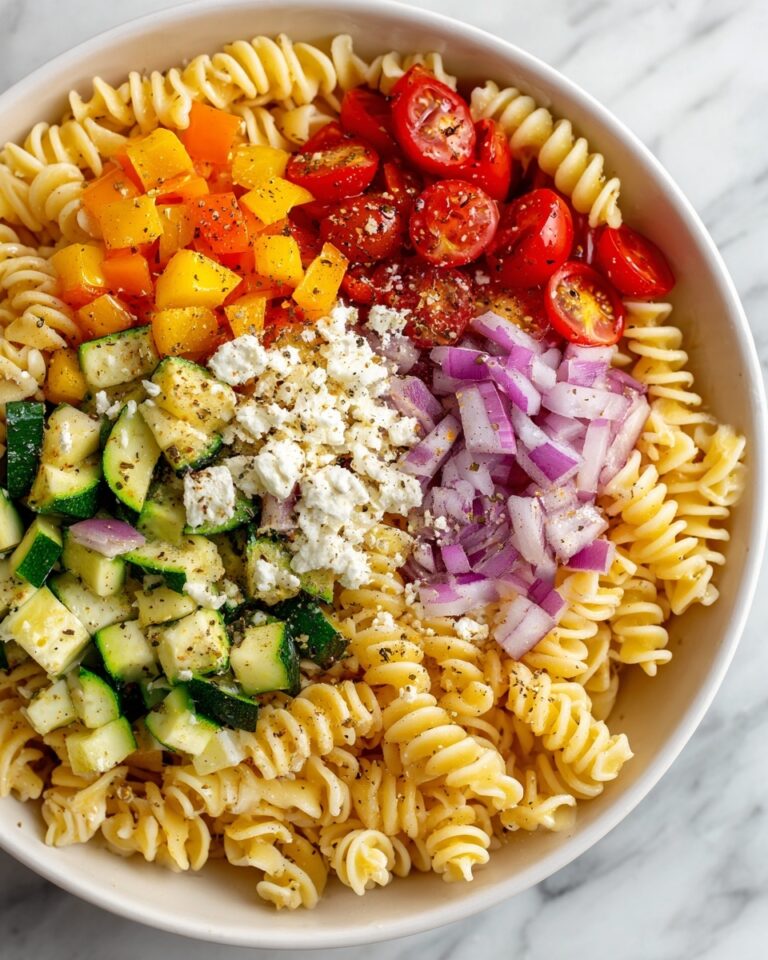 Feta & Roasted Veggie Pasta Recipe