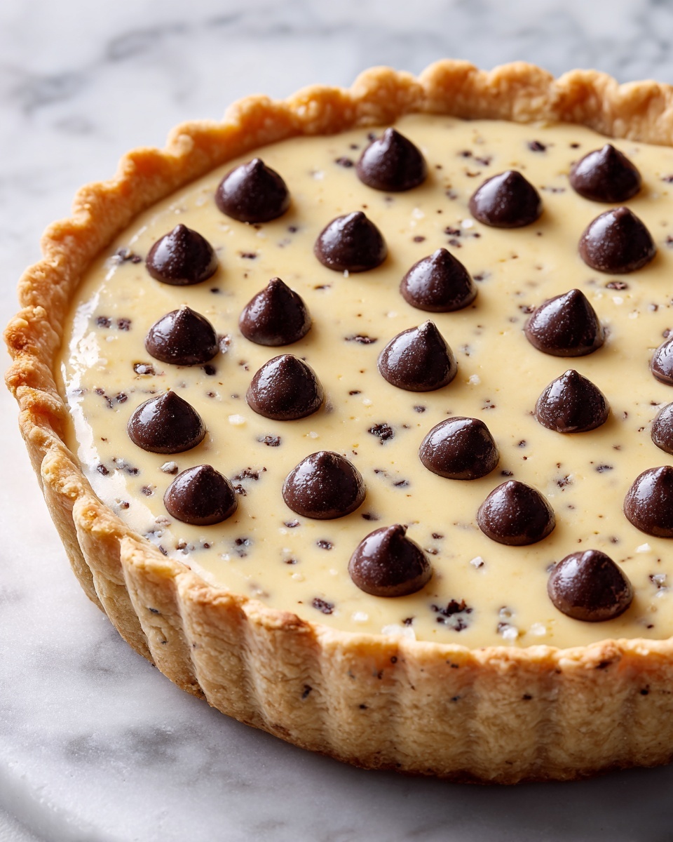 Chocolate Chip Butter Tart Pie Recipe - Recipe Image