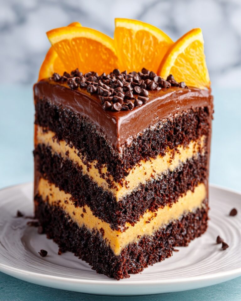 Chocolate Orange Layer Cake Recipe