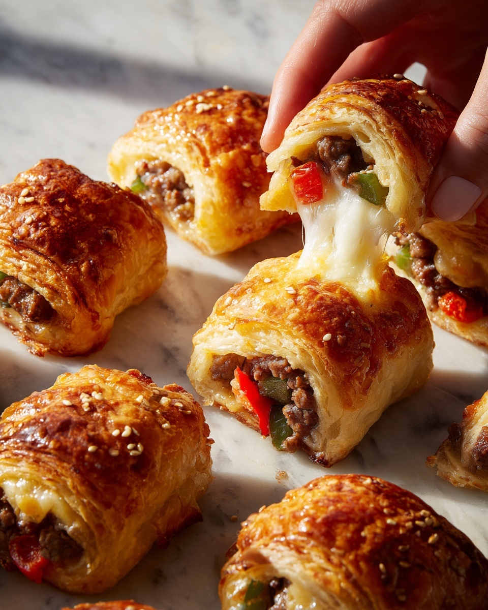 Rotel Sausage and Cream Cheese Crescents Recipe - Recipe Image
