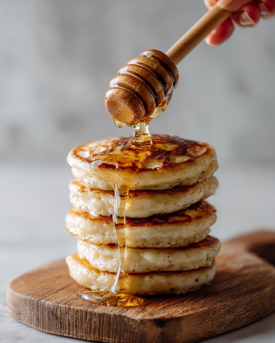 Cretan Honey Pancakes Stuffed with Myzithra and Fruits Recipe - Recipe Image