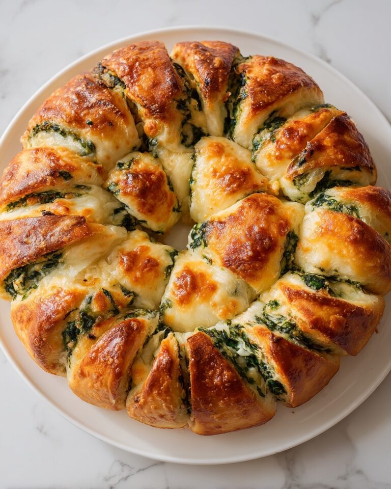 Spinach Artichoke Dip Pull-Apart Bread Recipe