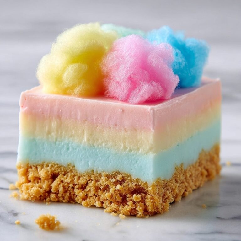 Cotton Candy Cheesecake with Colorful JELLO Layers Recipe