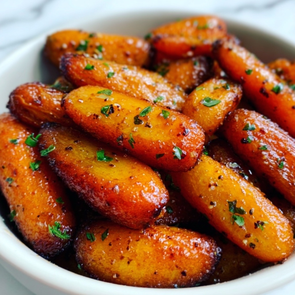 Honey Garlic Butter Carrots: A Deliciously Simple Side Dish Recipe - Recipe Image