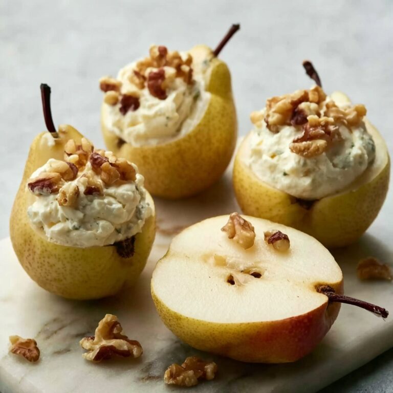 Elegant Blue Cheese Stuffed Pears Recipe