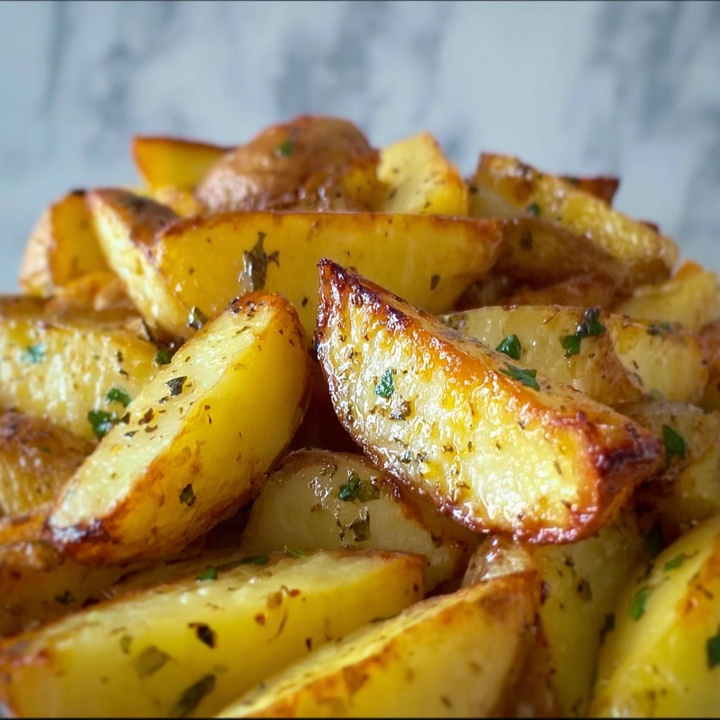 Greek Lemon Roasted Potatoes Recipe - Recipe Image