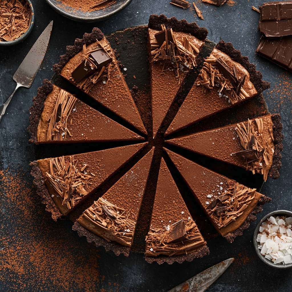 Vegan Chocolate Tart (Nut-Free) Recipe - Recipe Image