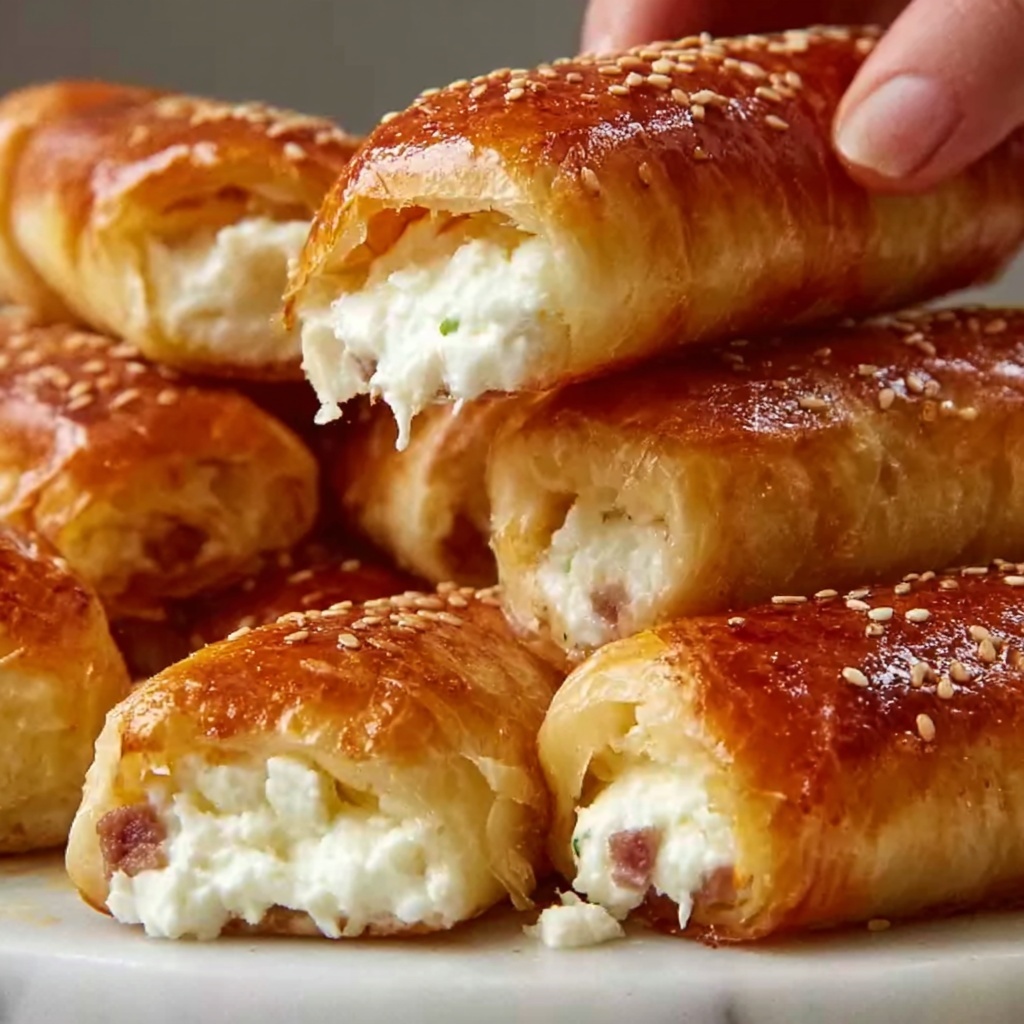 Baked Reuben Egg Rolls Recipe - Recipe Image