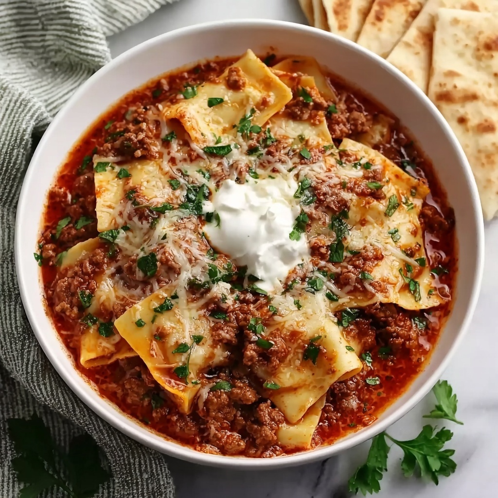 Crockpot Lasagna Soup Recipe - Recipe Image