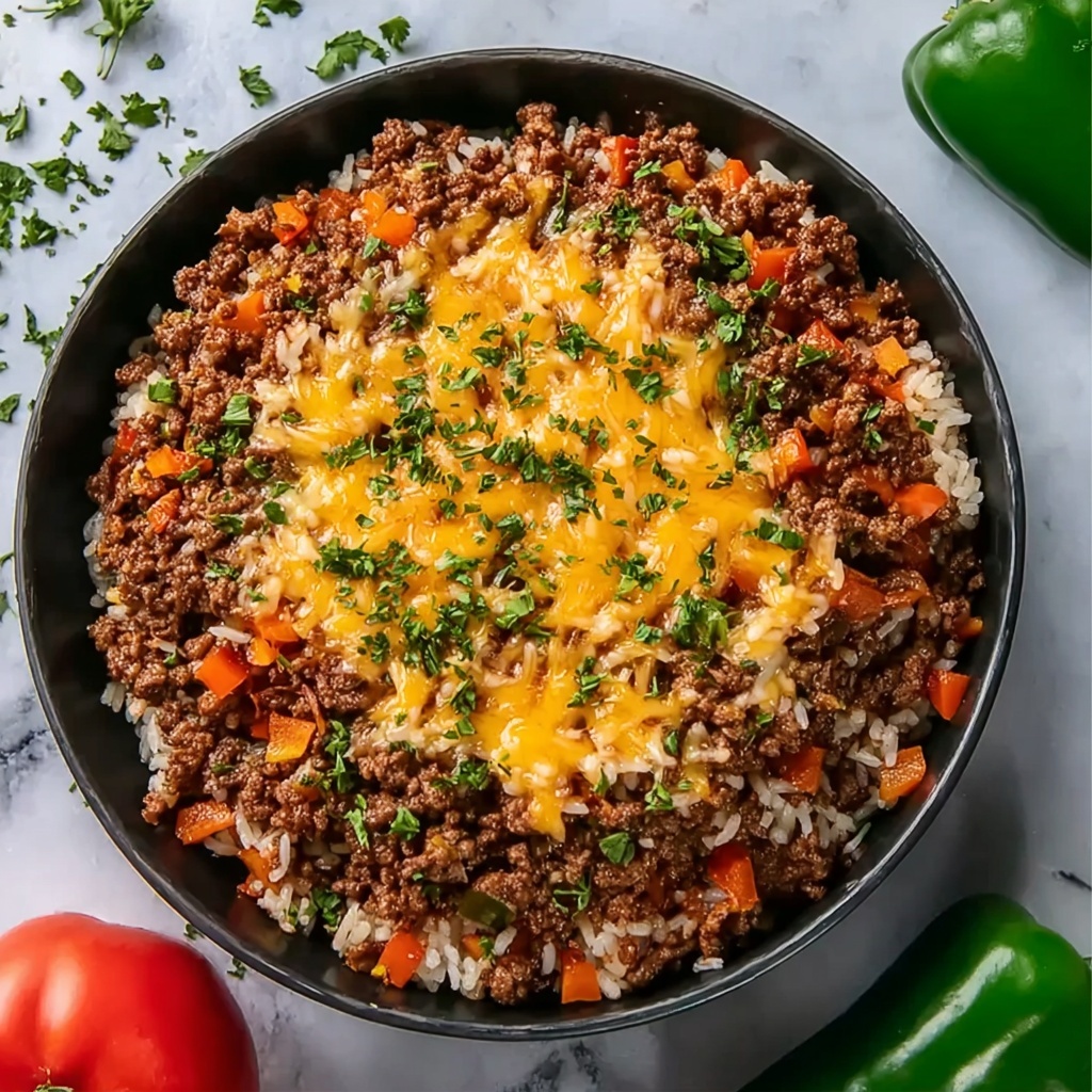 One Pot Unstuffed Pepper Skillet Recipe - Recipe Image