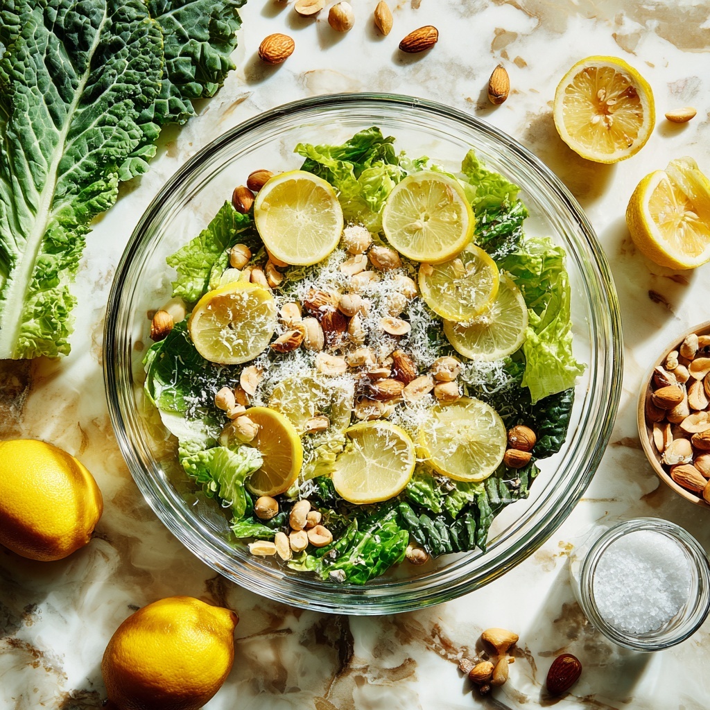 Zesty Lemon Parmesan Salad Recipe - Recipe Image