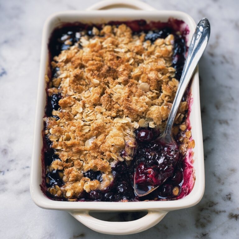 Blueberry Baked Oatmeal Crisp Recipe