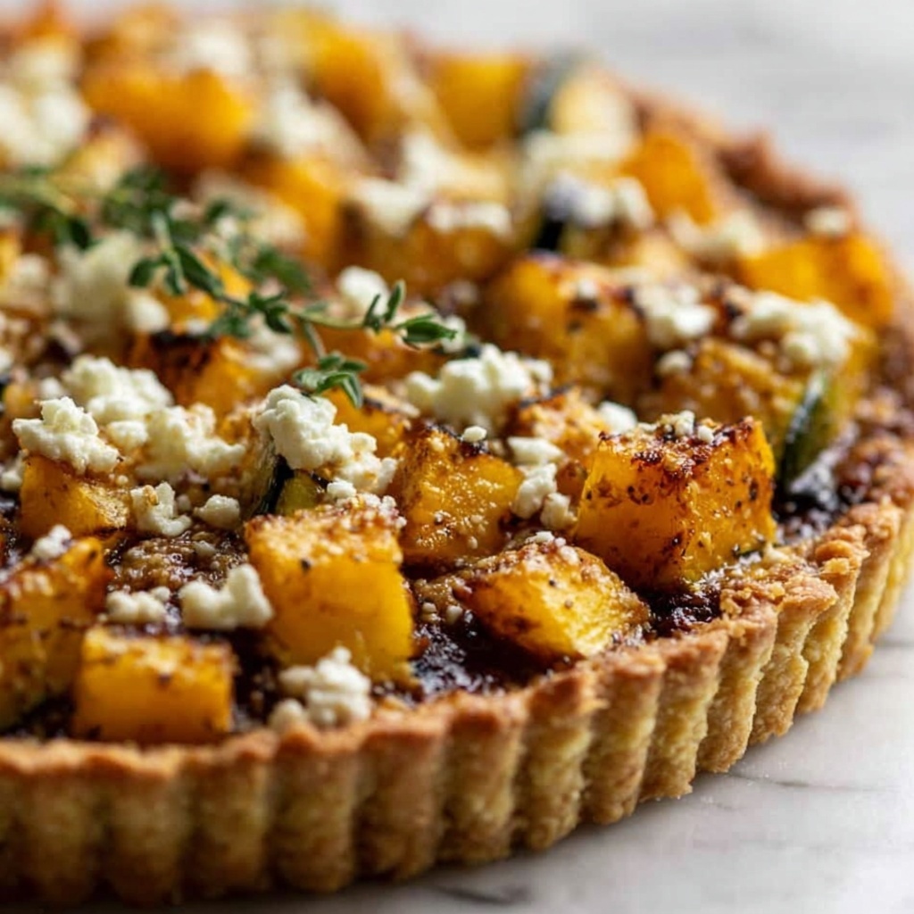 Savory Butternut Squash Pie Recipe - Recipe Image