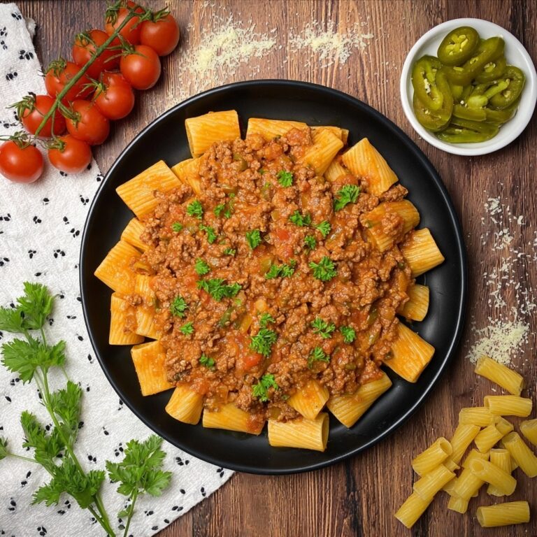 Creamy Rotel Pasta with Ground Beef Recipe