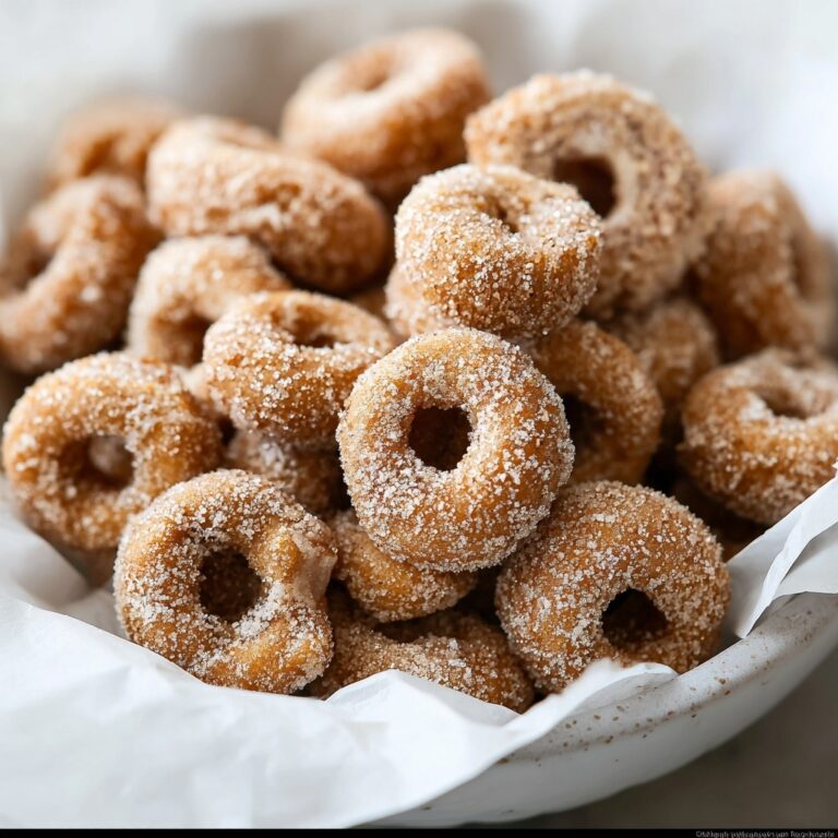 Mini Doughnut Hot Buttered Cheerios Recipe
