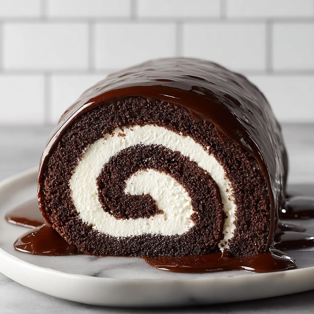 No-Fail Chocolate Swiss Roll Recipe - Recipe Image