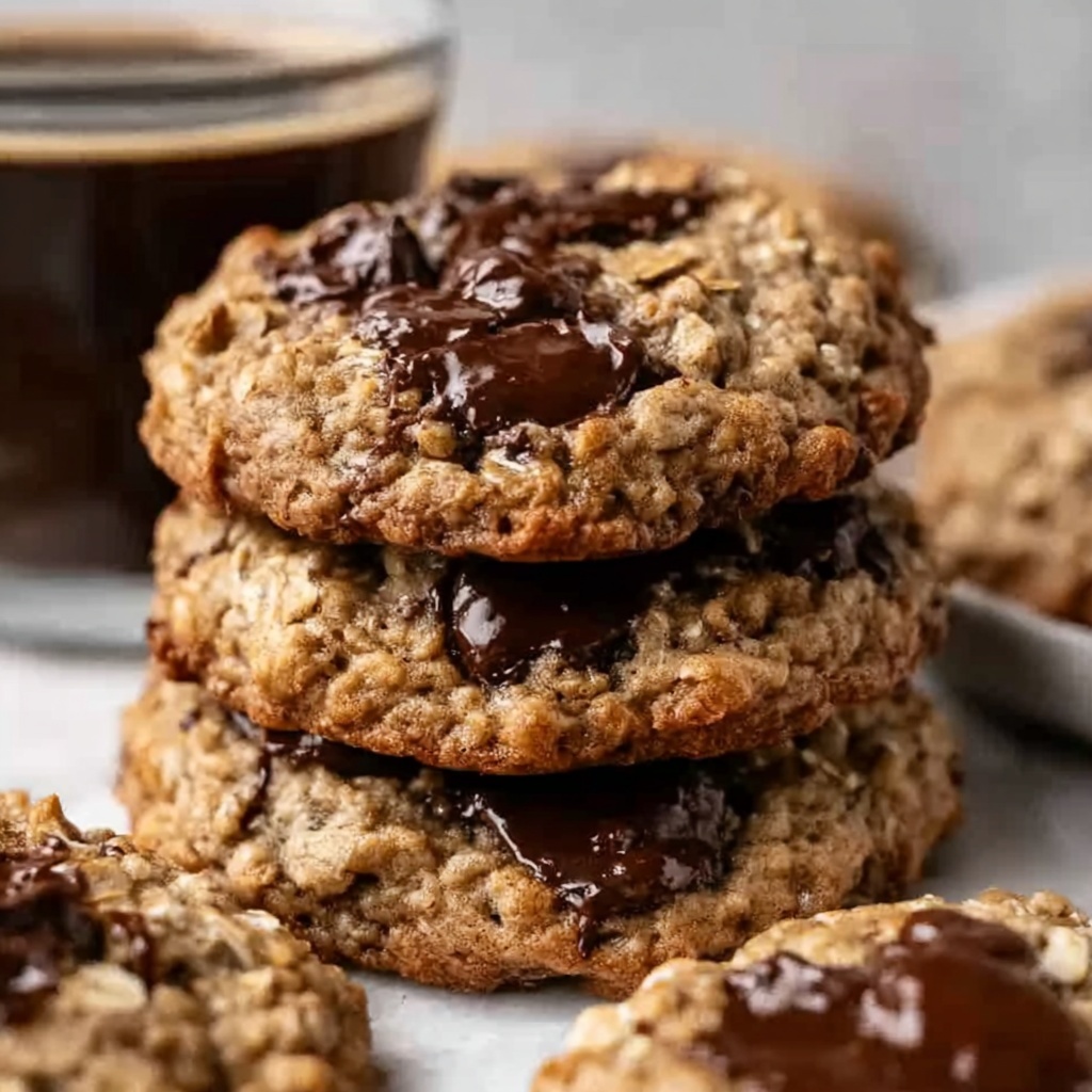 Chocolate Chip Espresso Oatmeal Cookies Recipe - Recipe Image