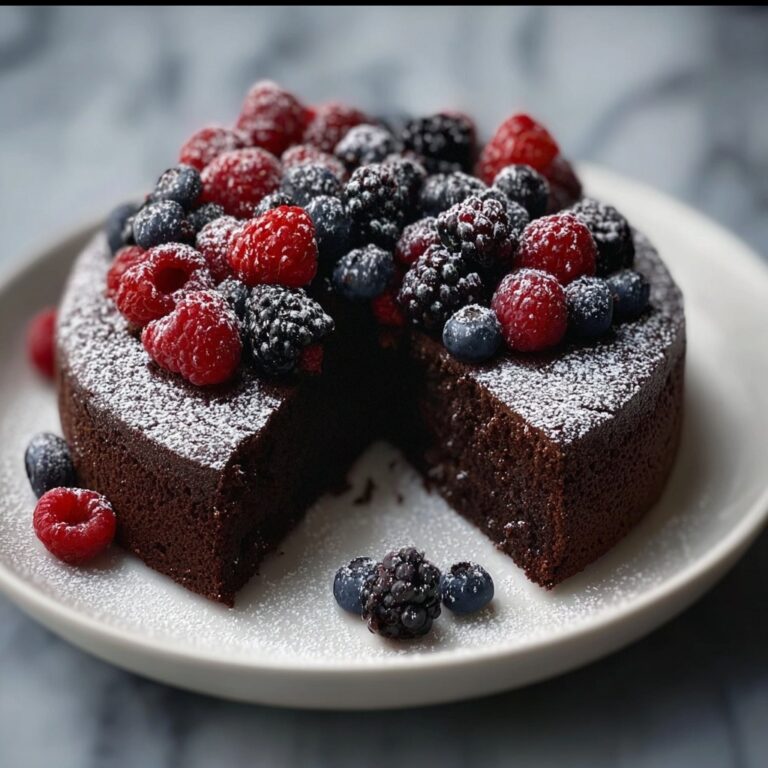 Flourless, Sugar-Free Chocolate Cake Recipe