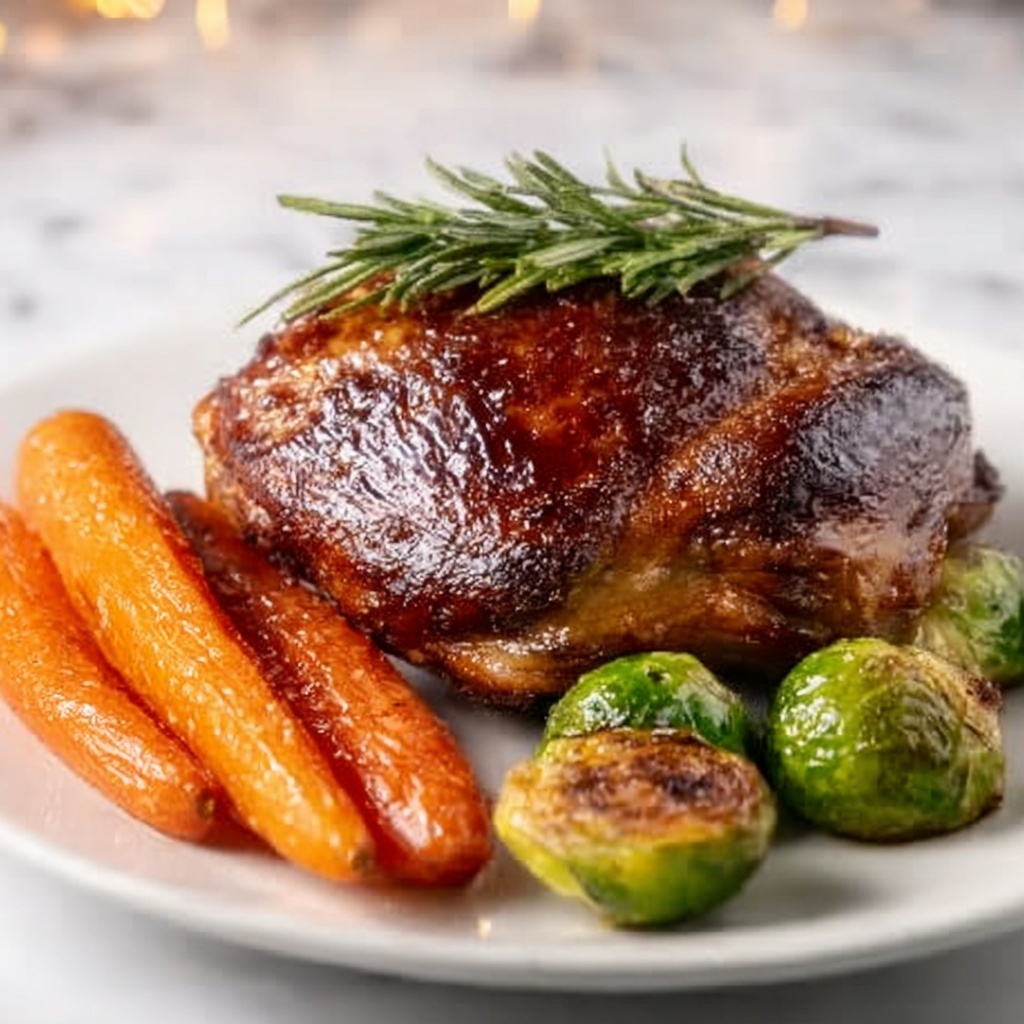 Rosemary Garlic Roasted Duck Recipe - Recipe Image