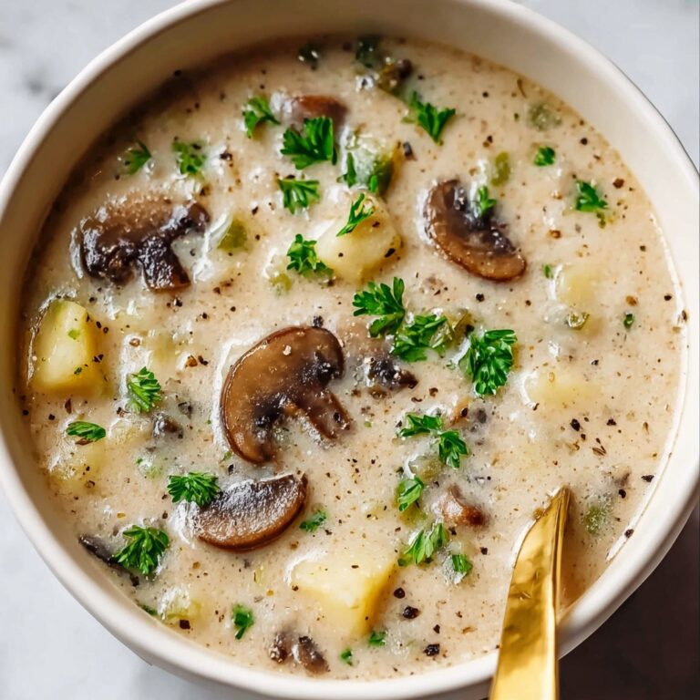 Easy Cream of Mushroom Soup Recipe