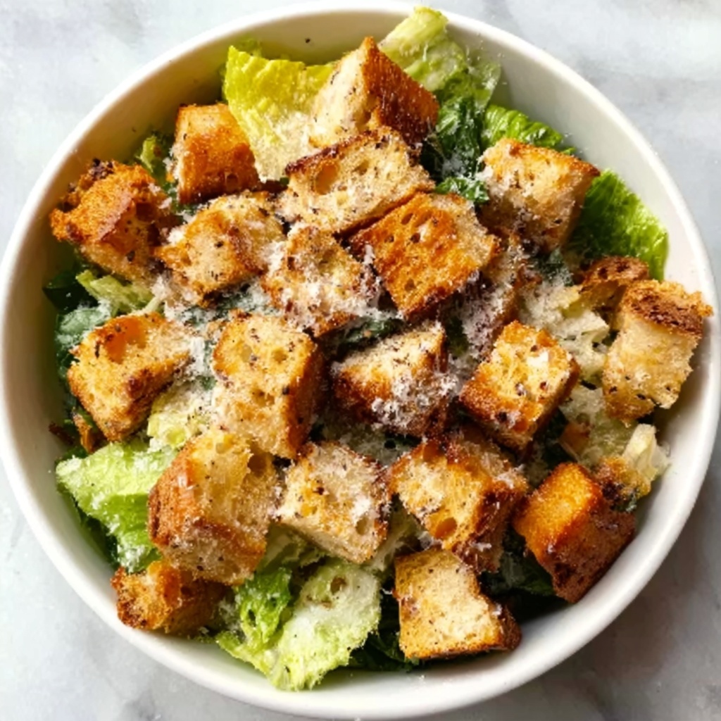 Easy Homemade Croutons Recipe - Recipe Image