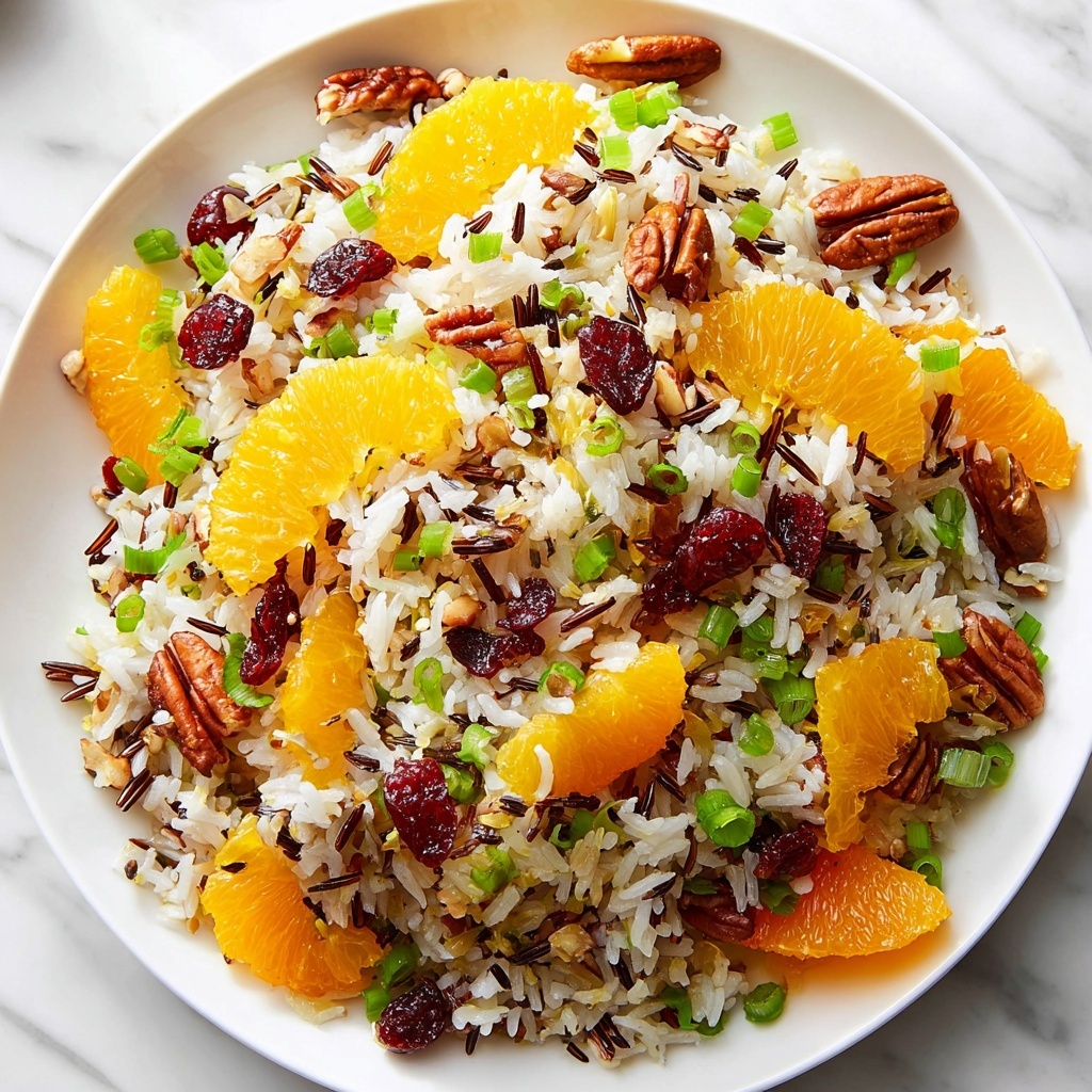 Wild Rice Salad with Orange and Cranberries Recipe - Recipe Image