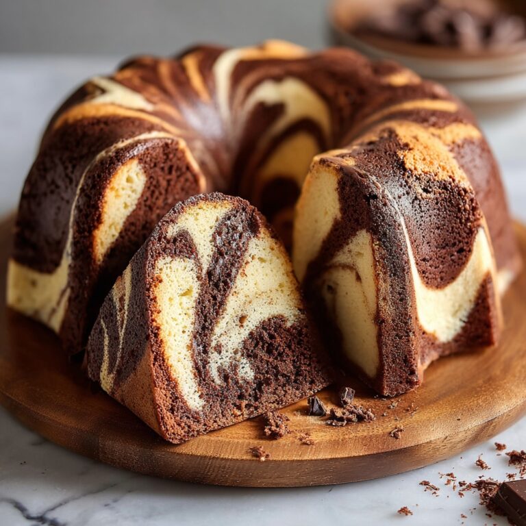 Double Chocolate Ricotta Marble Cake Recipe