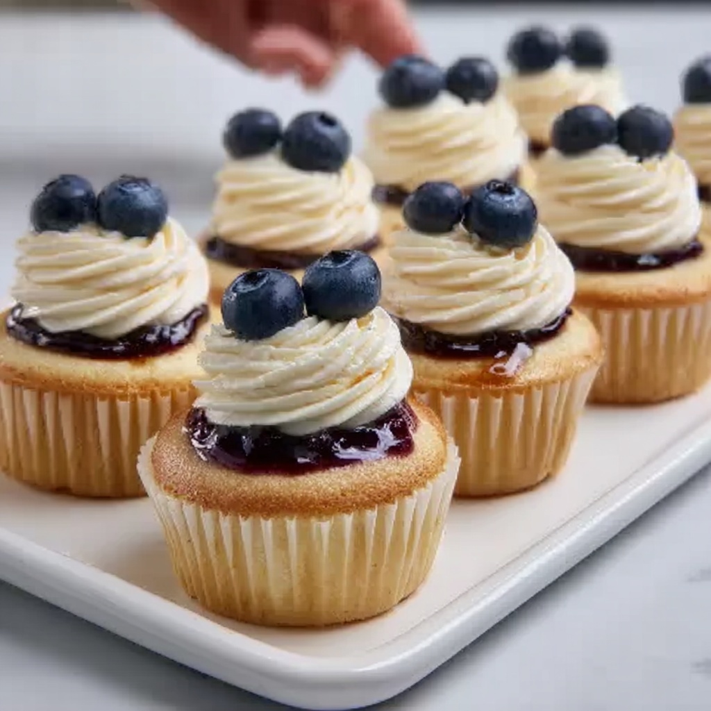 Blueberry Pancake Cupcakes Recipe - Recipe Image