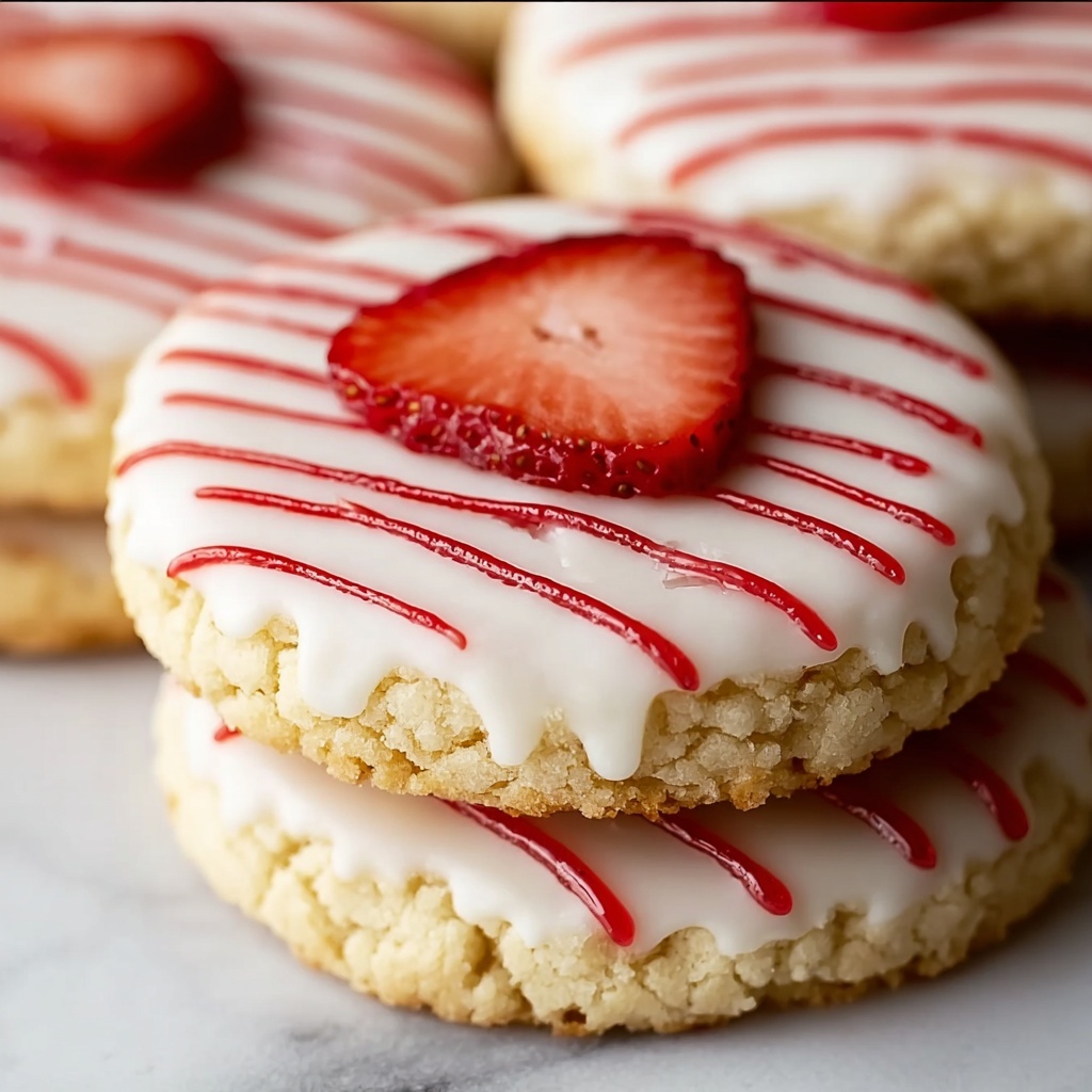 Strawberry Shortbread Cookies Recipe - Recipe Image