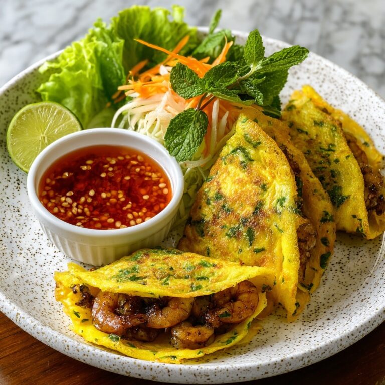 Vietnamese Pho-Style Banh Xeo Pancakes Recipe