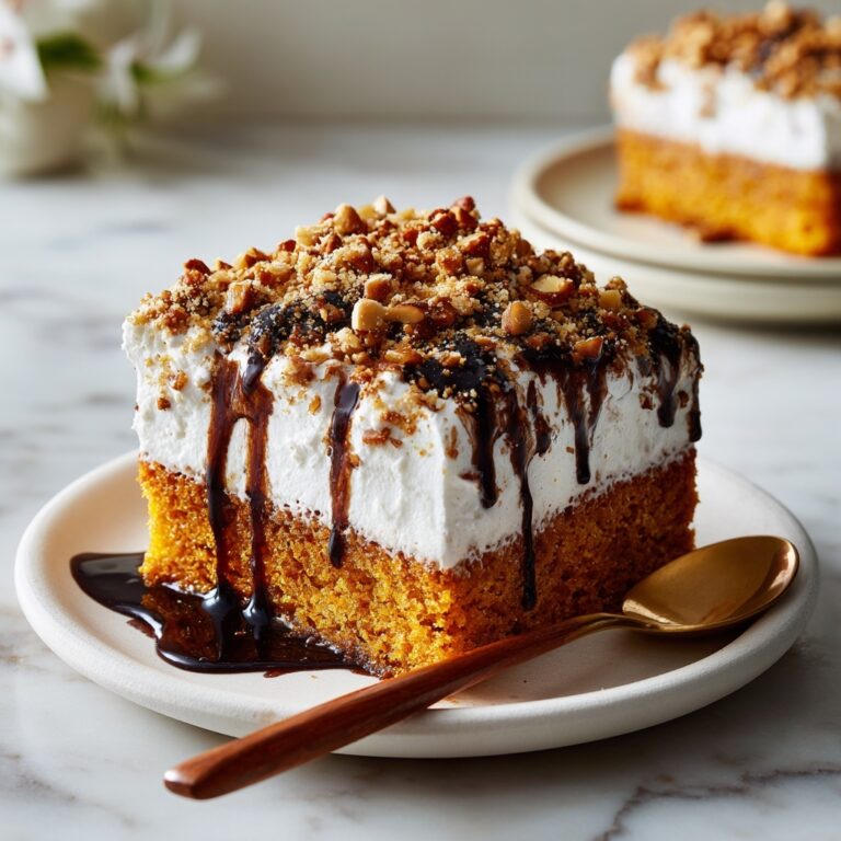 Pumpkin Caramel Poke Cake Recipe
