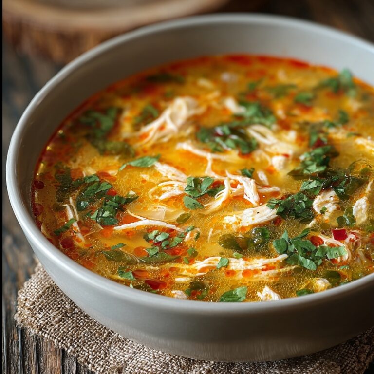 Spicy Chicken Soup Recipe