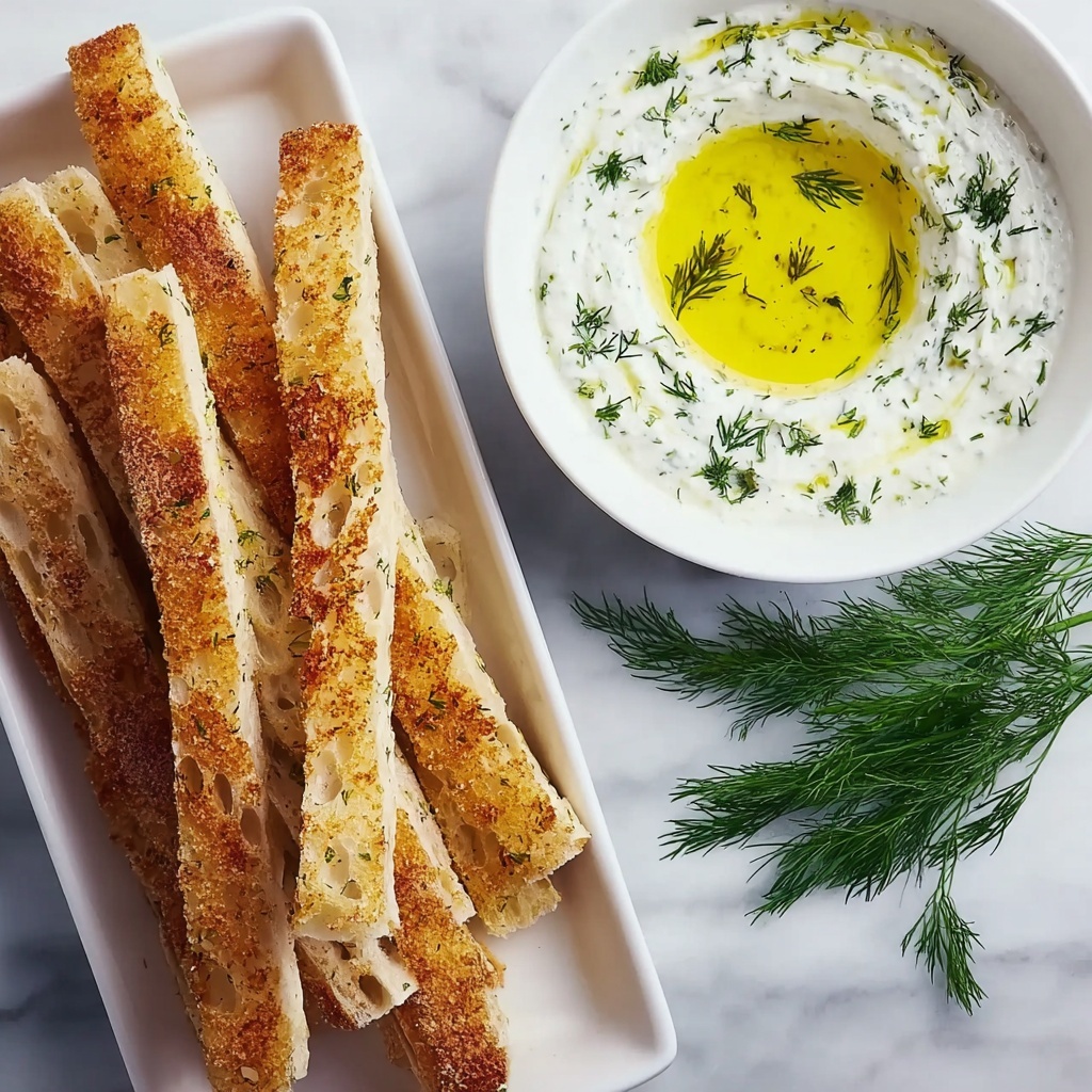 Pita Fries with Tzatziki Recipe - Recipe Image