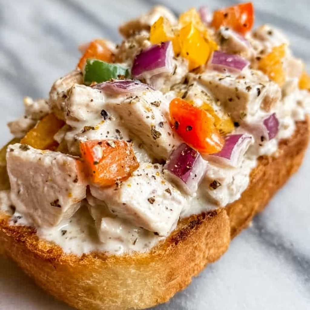 Italian Grinder Chicken Salad Recipe - Recipe Image