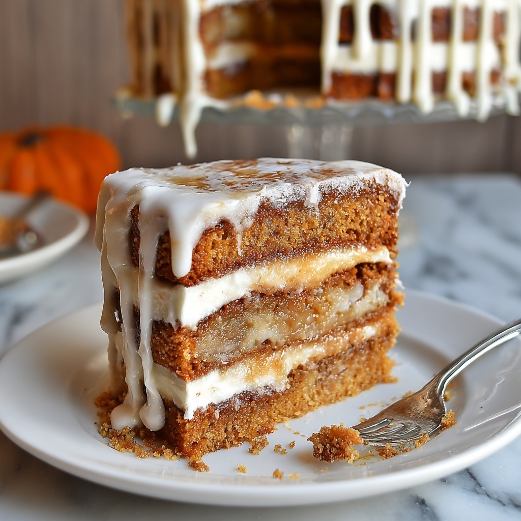 Pumpkin Honey Bun Cake Recipe - Recipe Image