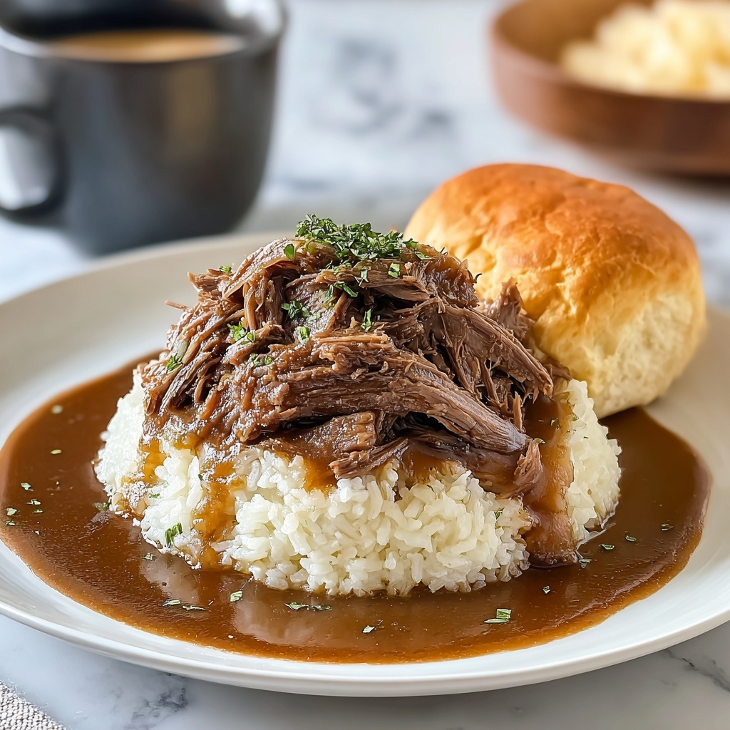 Slow Cooker Beef Manhattan Recipe - Recipe Image