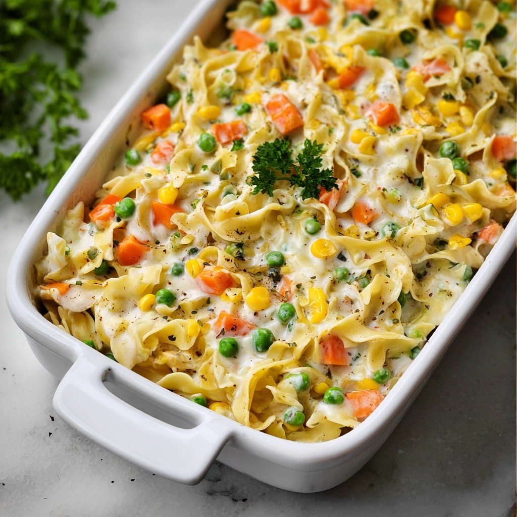 Chicken Noodle Casserole Recipe - Recipe Image
