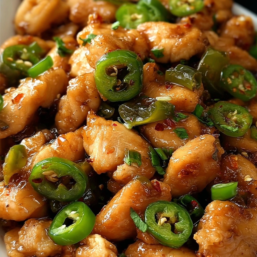 Jalapeño Chicken with Creamy Cheddar and Monterey Jack Sauce Recipe - Recipe Image