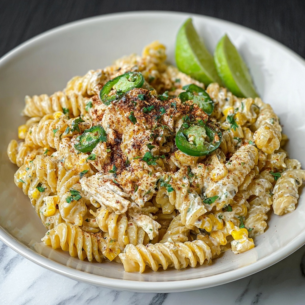 Mexican Street Corn Pasta Salad Recipe - Recipe Image