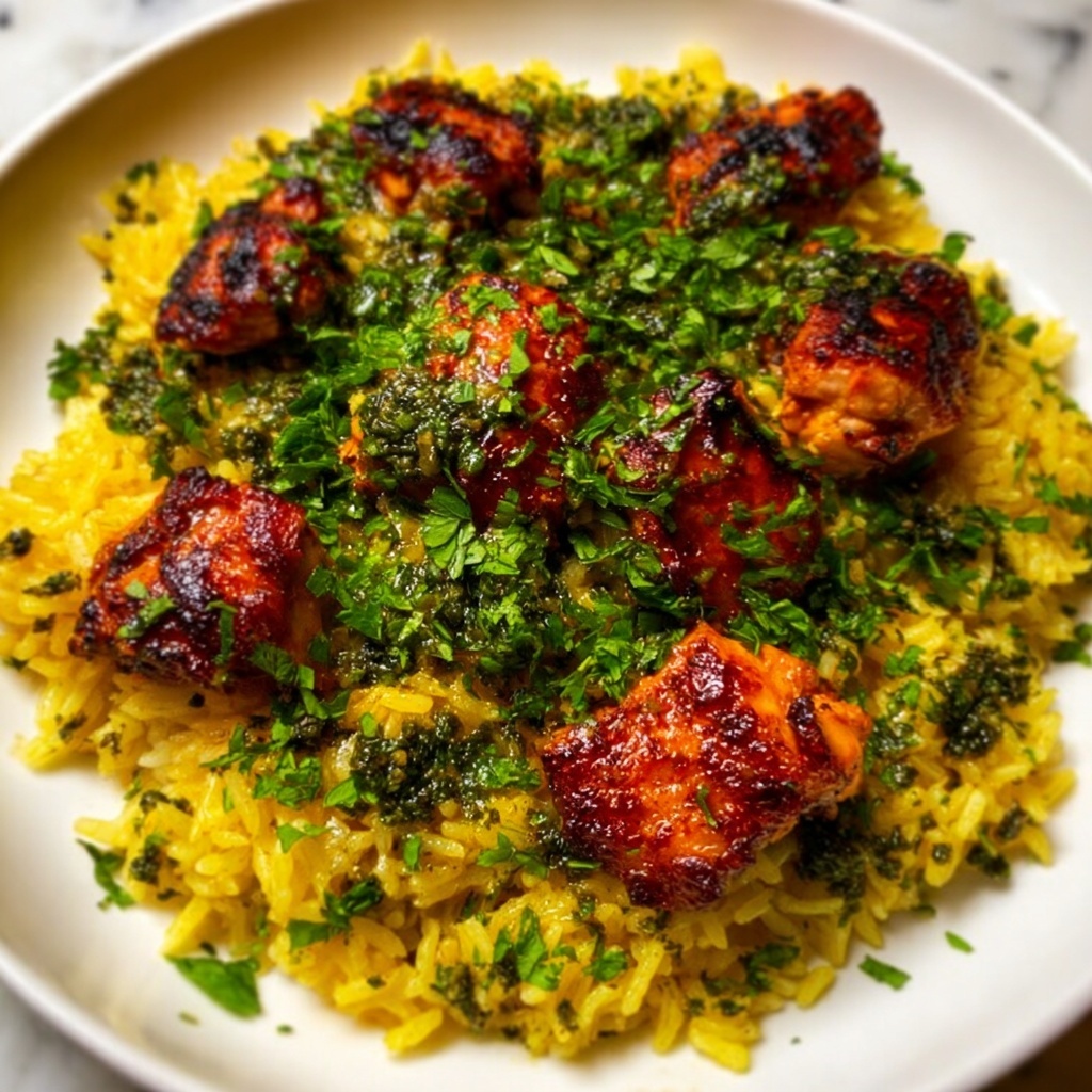 Chicken Shawarma Rice Recipe - Recipe Image