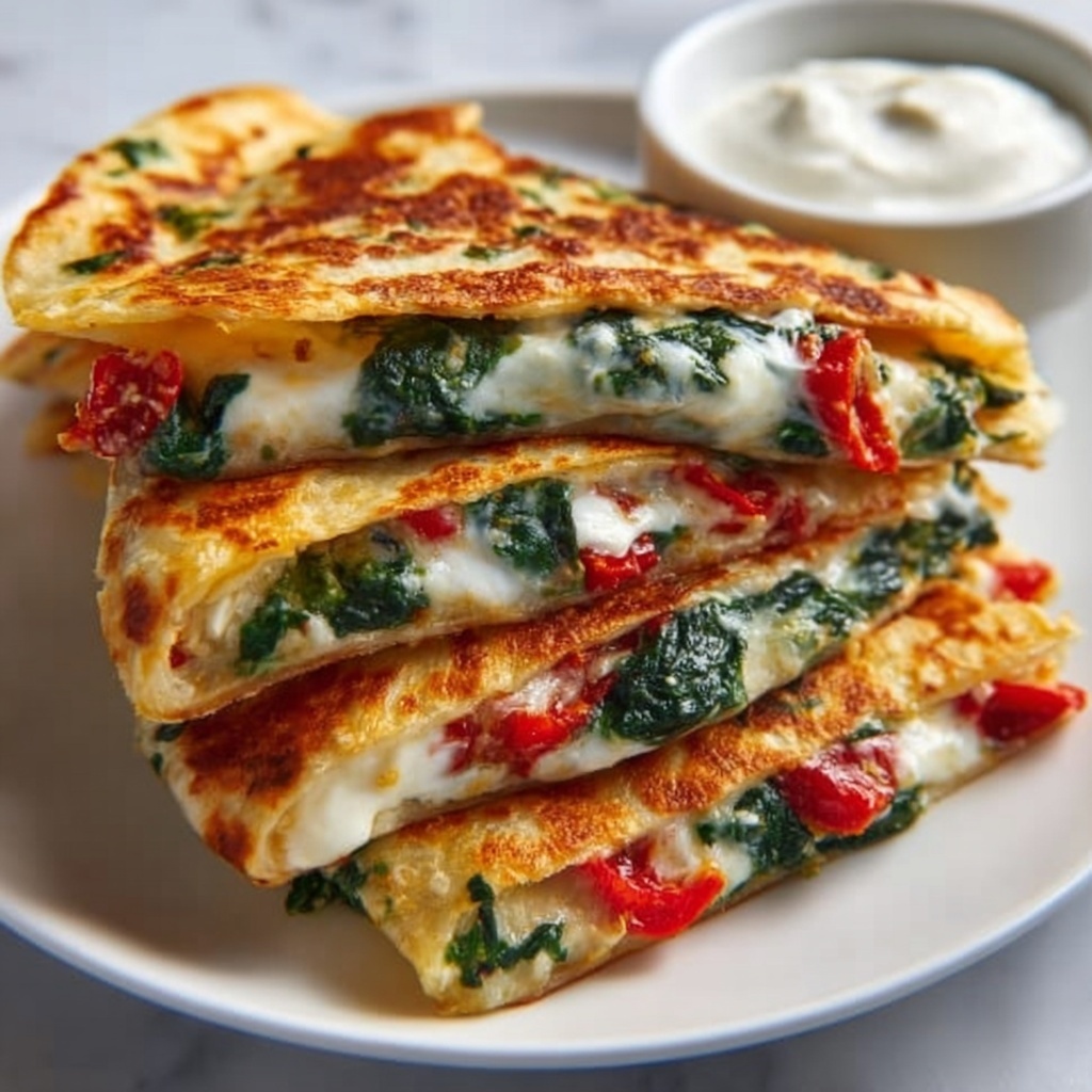 Mediterranean Quesadillas: 7 Irresistible Flavor Boosts Recipe - Recipe Image