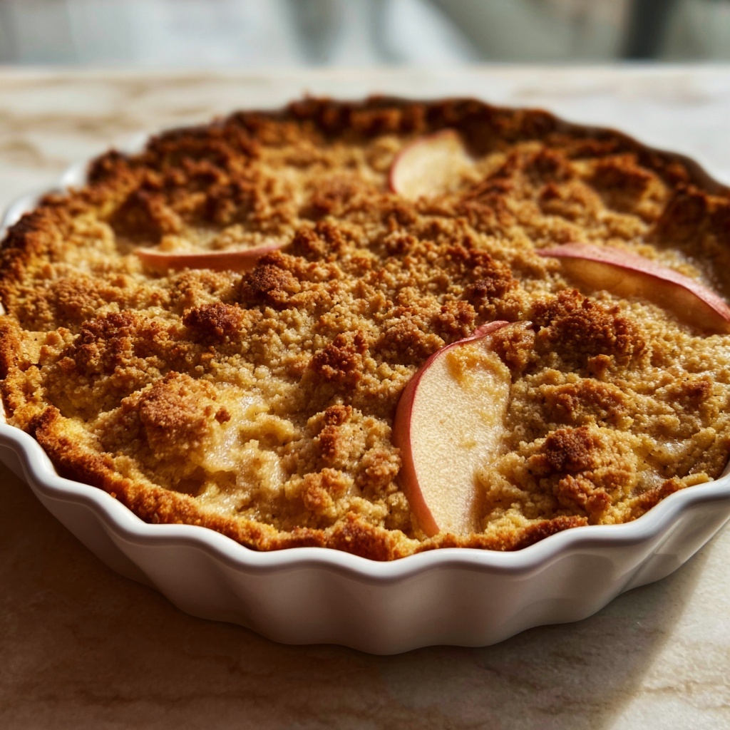 Apple Delight: A Comforting Baked Apple Oat Crumble Recipe - Recipe Image