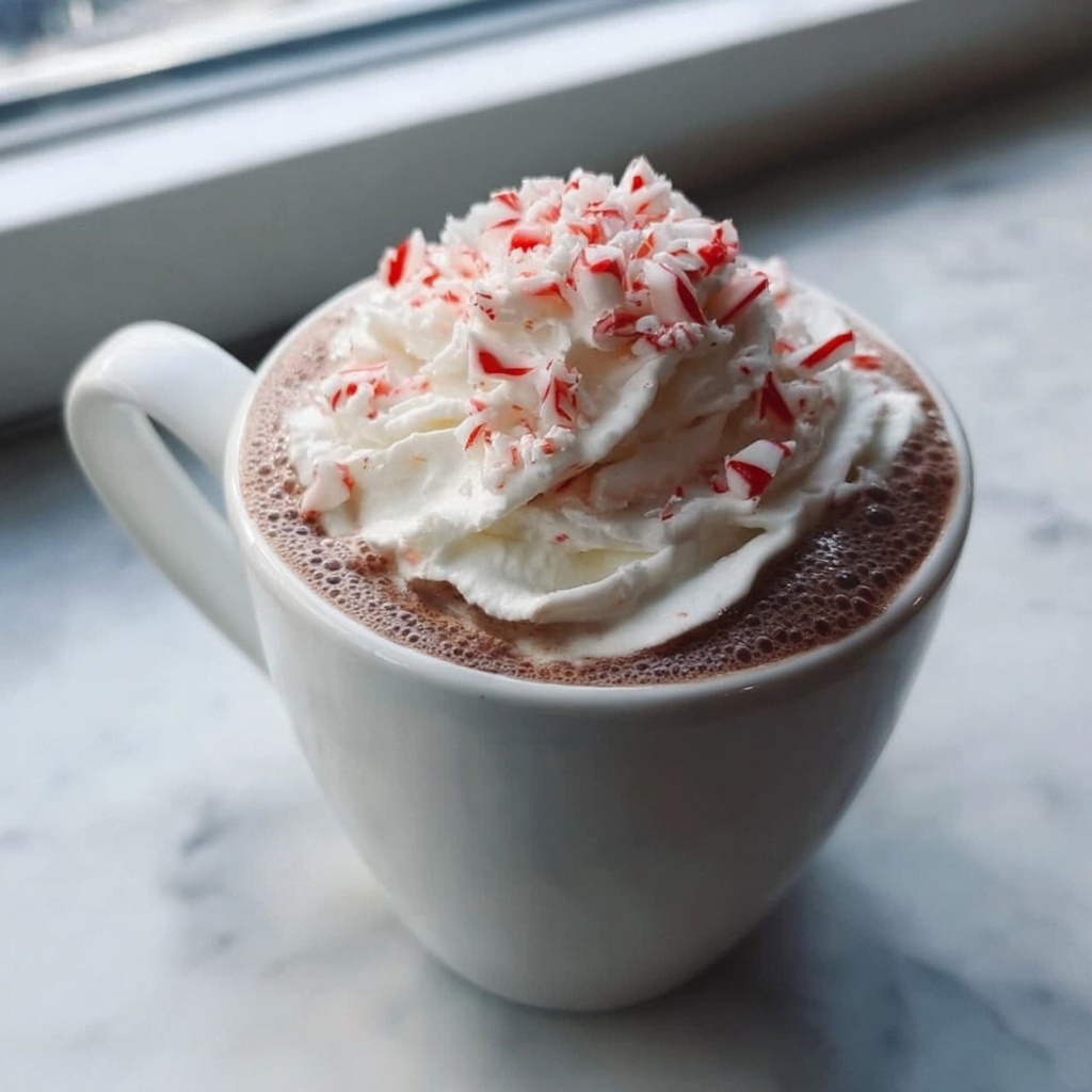 Christmas Peppermint Hot Chocolate: 7 Cozy Sips of Joy Recipe - Recipe Image