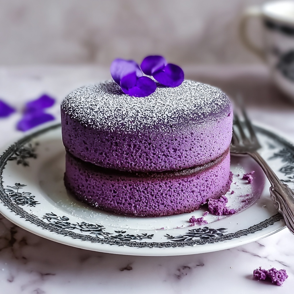 Delicious Ube Mochi Cake: Your New Favorite Dessert Adventure Recipe - Recipe Image