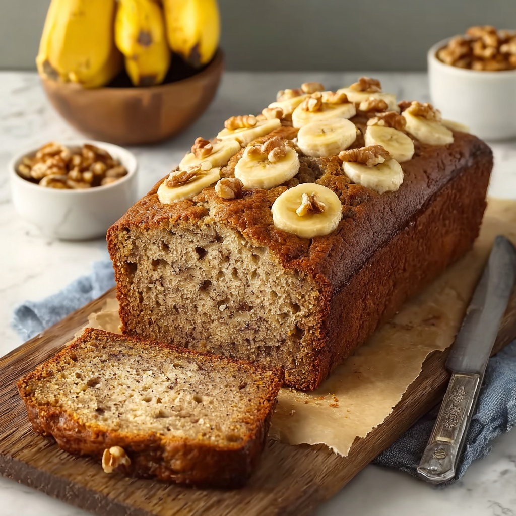 Ultimate Moist Banana Nut Bread You'll Crave Every Morning Recipe - Recipe Image