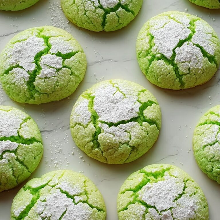 St. Patrick’s Day Crinkle Cookies Recipe