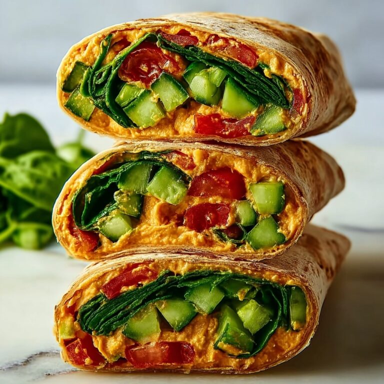 Veggie Hummus Wraps Recipe